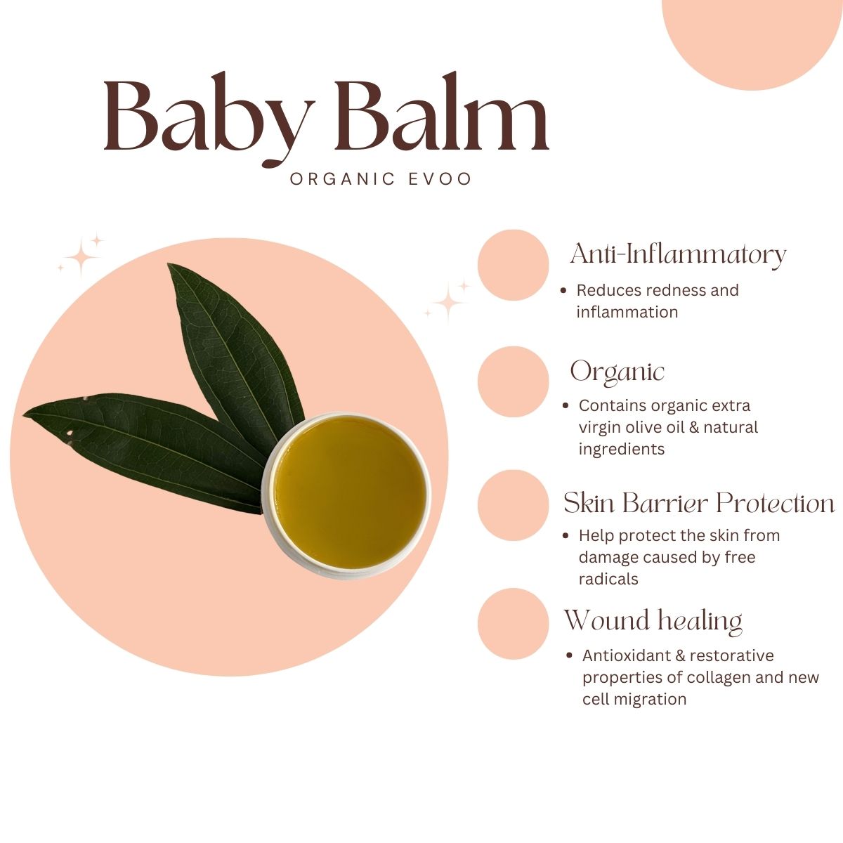 
                  
                    Organic Extra Virgin Olive Oil Baby Balm (4oz)
                  
                